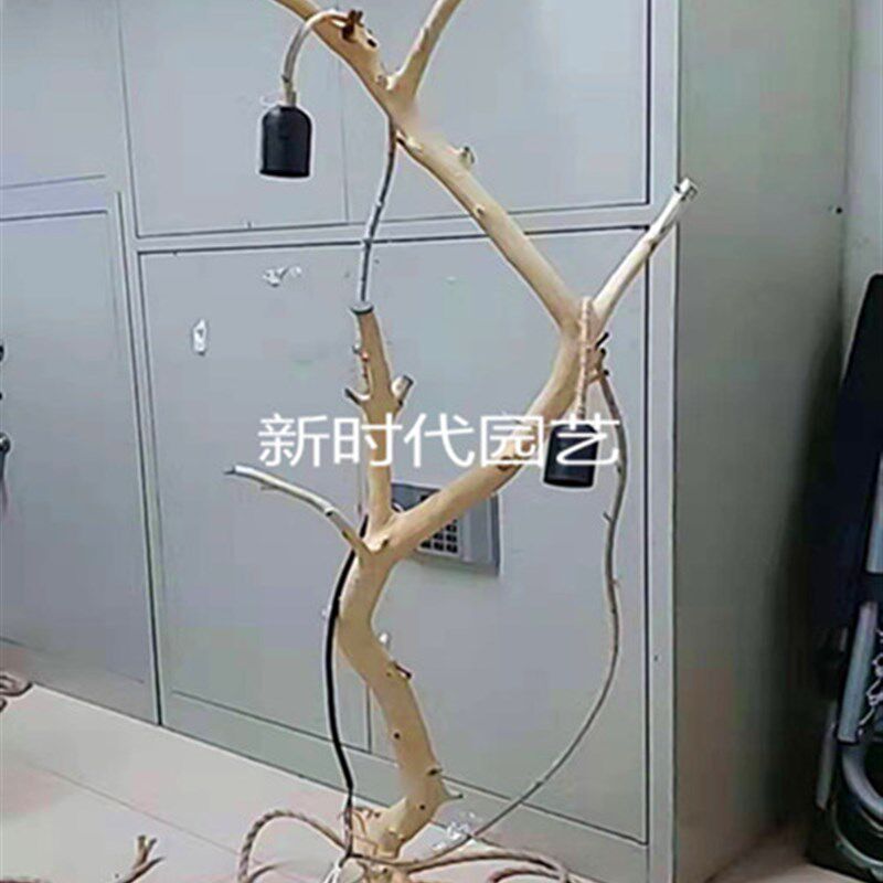 干树枝去皮树杈插花原木杈艺术干枝枯枝带杈树杆创意树杈吊顶装饰