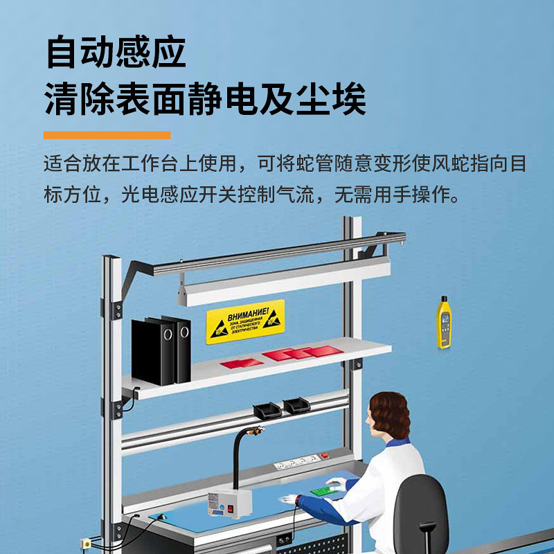 埃用TR7080去静电风机工业静电消除器自动感应除静电离子风吹尘器