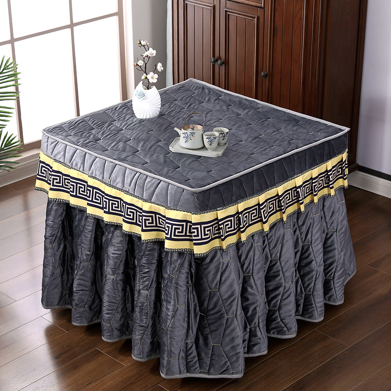 正方形烤火罩夹棉加厚桌布电取暖炉烤火桌冬季家用电炉罩麻将机罩,居家布艺,烤火罩,淘宝优惠券,粉丝福利购,淘宝优惠卷