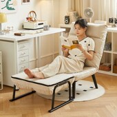 折叠躺椅办公室午休折叠床懒人可躺可坐两用椅家用靠背电脑沙发椅