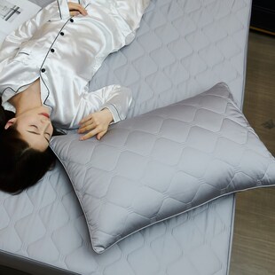 120支高级感枕套48x74cm一对高端全棉男士防头油隔汗防口水枕头套