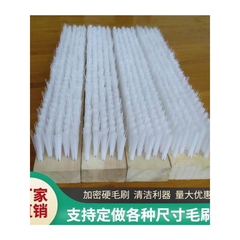 多排毛刷硬丝长毛六排塑料尼龙拉丝颗粒除水毛刷子工业硬毛刷排刷