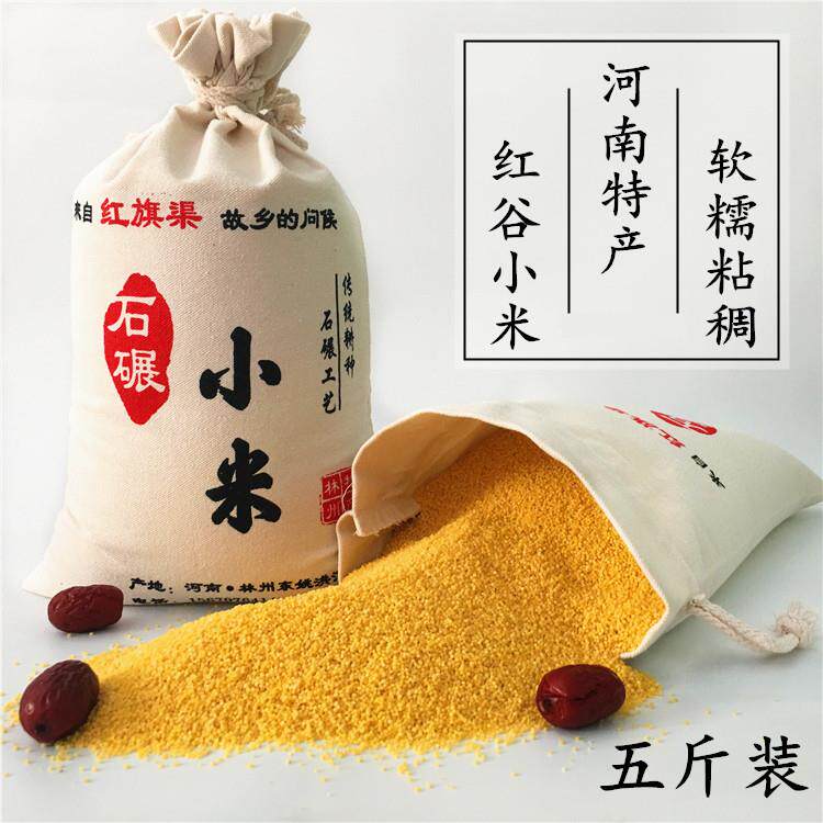 林州东姚洪河小米红谷小米河南特产太行山新米黄小米孕妇米月子米