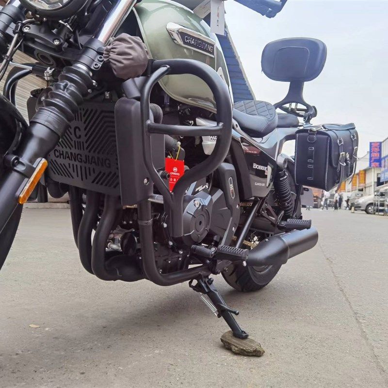 长江450S改装保险杠护杠 水箱网防护罩 加装后座折叠靠背 边挂包,摩托车/装备/配件,摩托车保险杠,淘宝优惠券,粉丝福利购,淘宝优惠卷
