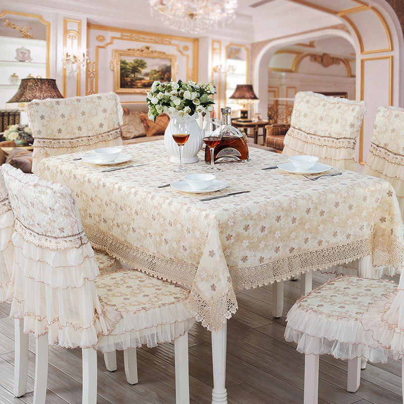 梅花绣餐桌布布艺盖布茶几布田园多用巾台布欧式蕾丝桌布椅套套装,居家布艺,桌布,淘宝优惠券,粉丝福利购,淘宝优惠卷