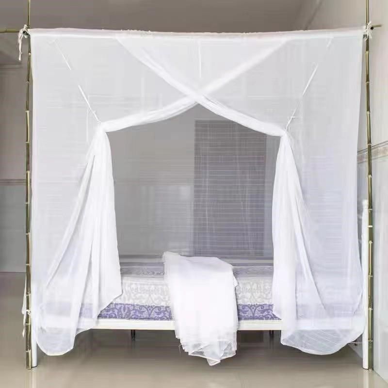 老式蚊帐家用棉纱穿竹竿绑绳加厚特密遮光防尘顶单门1米5上下铺,床上用品,蚊帐,淘宝优惠券,粉丝福利购,淘宝优惠卷