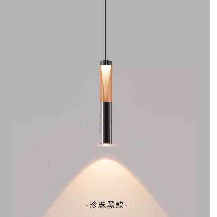 卧室床头吊灯现代简约鱼线小吊灯可升降饭厅吧台玄关背景墙吊线灯