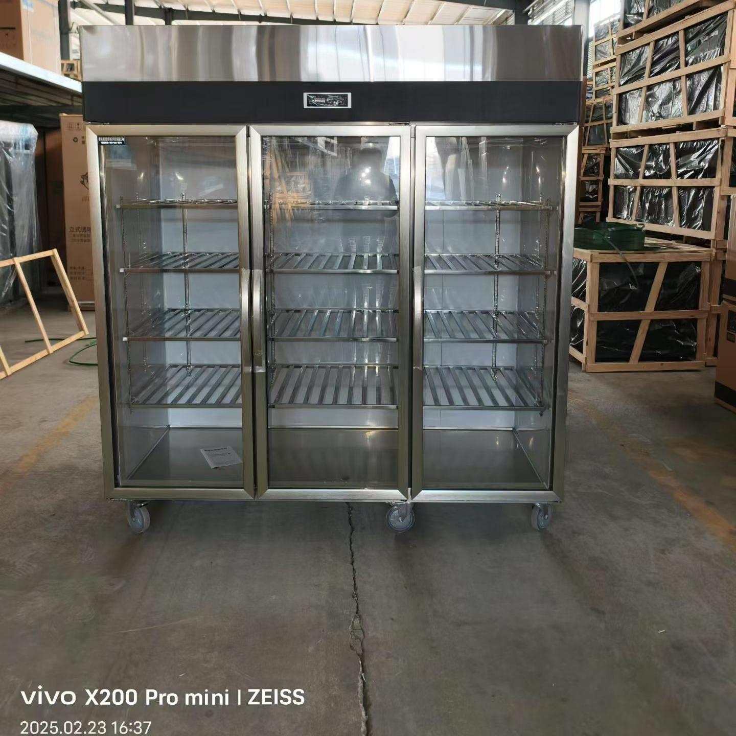 铝合金门商用冷藏柜展示柜水果蔬菜火锅保鲜柜点菜柜中空玻璃门