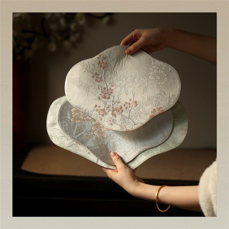 南街壶娘 海棠茶席 精致国风紫砂壶茶席干泡台垫茶道零配件,居家布艺,茶席,淘宝优惠券,粉丝福利购,淘宝优惠卷