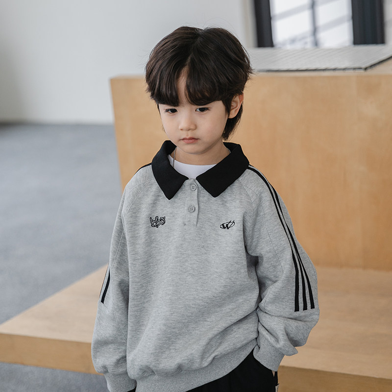 米修叻男童春款plol衫卫衣儿童春季新品学院风上衣男孩上衣春装潮,童装/婴儿装/亲子装,儿童POLO衫,淘宝优惠券,粉丝福利购,淘宝优惠卷