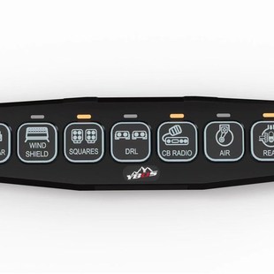 YBOS新款8路无线开关控制盒开关线速汽车辅助灯射灯无线遥控线束