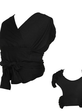 婴儿背带双肩横前抱式婴儿背巾便携式宝宝X背袋哄睡简易轻便背带