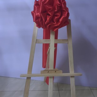 揭牌仪式架子揭牌架铜牌架牌匾架展示架大红花球红绸布绸缎布包邮