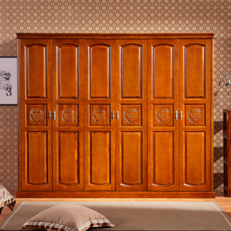 香樟木全实木衣柜加顶柜二三四五六门雕花大衣柜组合衣橱卧室家具,住宅家具,自由组合衣柜,淘宝优惠券,粉丝福利购,淘宝优惠卷