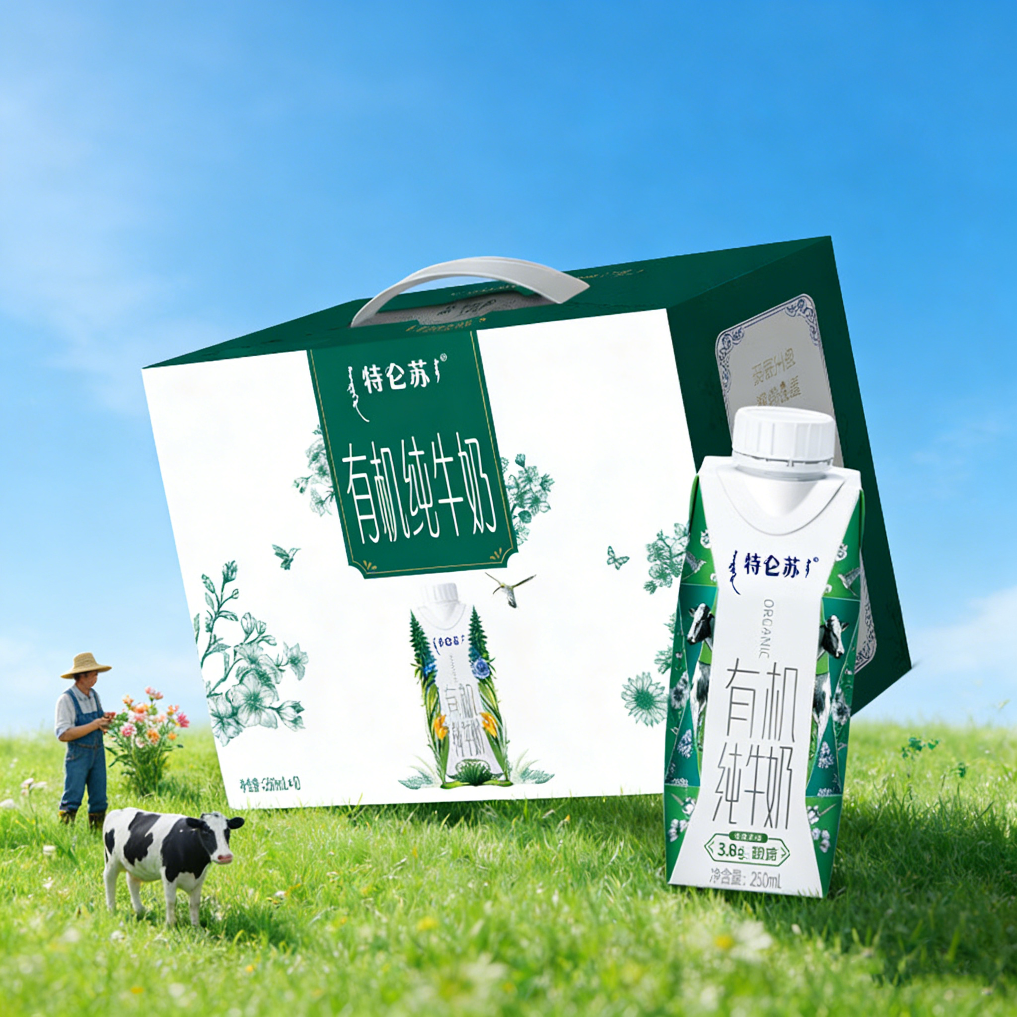 蒙牛特仑苏有机纯牛奶250ml*10盒