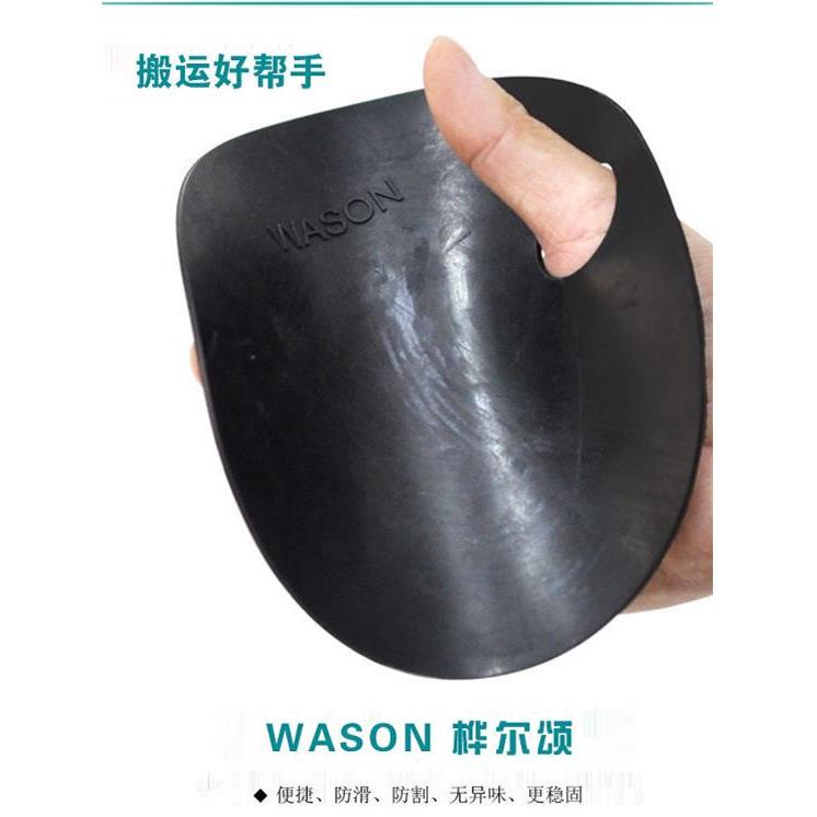 优质黑色抬原片玻璃胶皮简易搬运防割伤手搬抬玻璃专用手套垫片