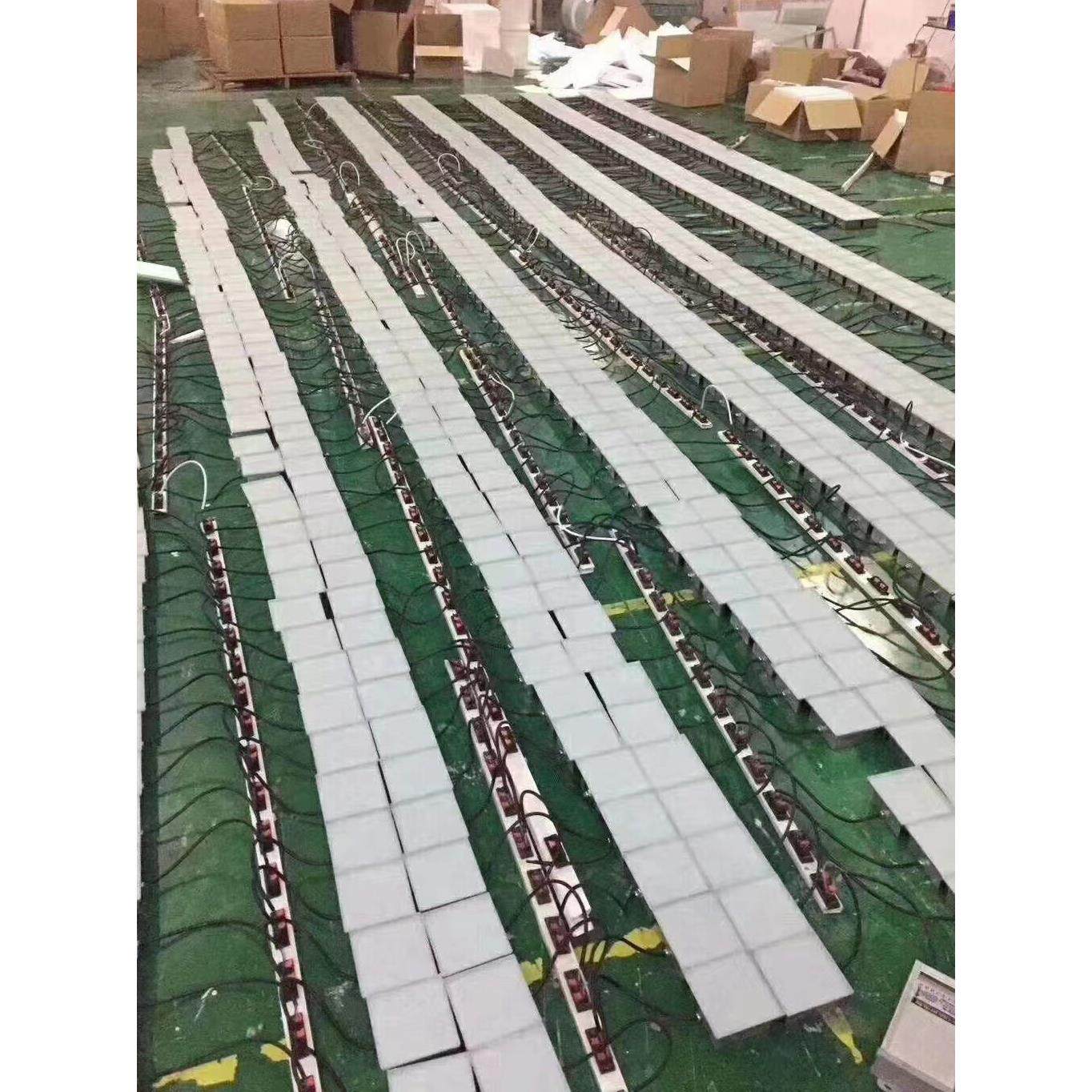 led地砖灯定做重力感应地板灯方形不锈钢线条灯广场嵌入式埋地灯