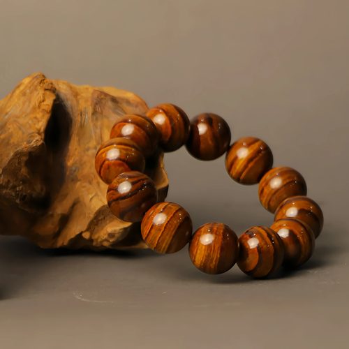 枫博士海南黄花梨山水纹手串