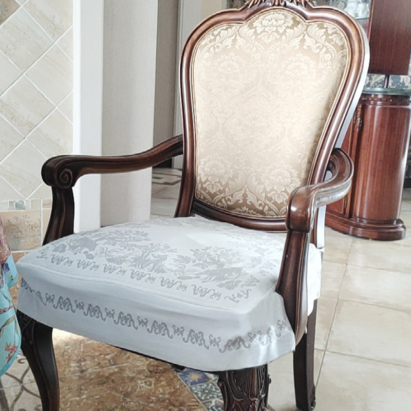 欧式家用餐桌椅套罩美式中式高端椅子垫靠背套凳子保护套支持定制
