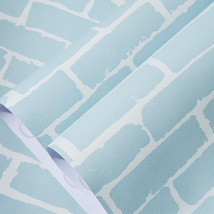 无纺布防水中式复古砖纹红青砖仿古砖头墙纸饭馆立体砖块自粘壁纸