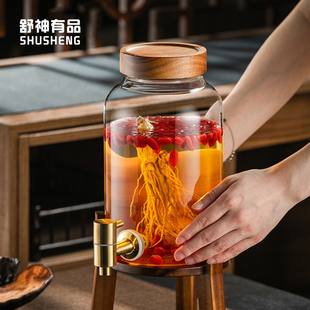 人参泡酒瓶无铅加厚泡酒专用大容量酒瓶子家用青梅酒果酒药酒酿酒