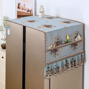 #防滑#冰箱防尘罩防尘布盖布保护罩微波炉洗衣机双开门单开门盖巾