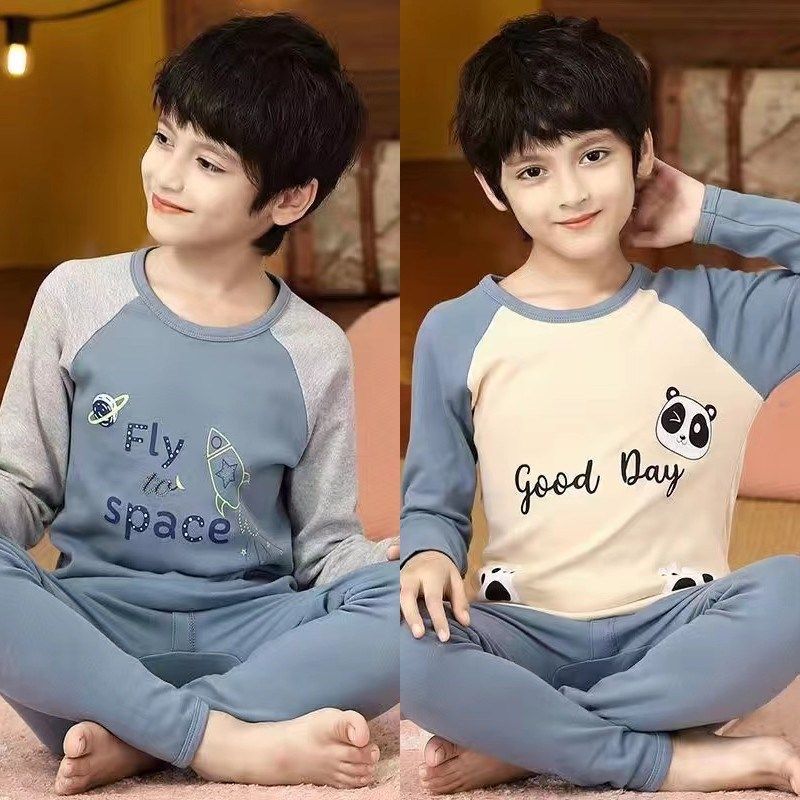 中领男童秋衣秋裤纯棉儿童内衣套装春秋长袖棉毛衫家居服男孩睡衣,童装/婴儿装/亲子装,内衣套装,淘宝优惠券,粉丝福利购,淘宝优惠卷