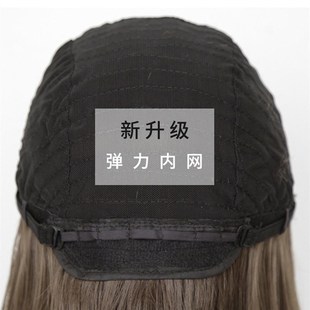 化纤假发蓬松大波浪整顶发套欧美金发时尚长卷发金色高温丝全头套