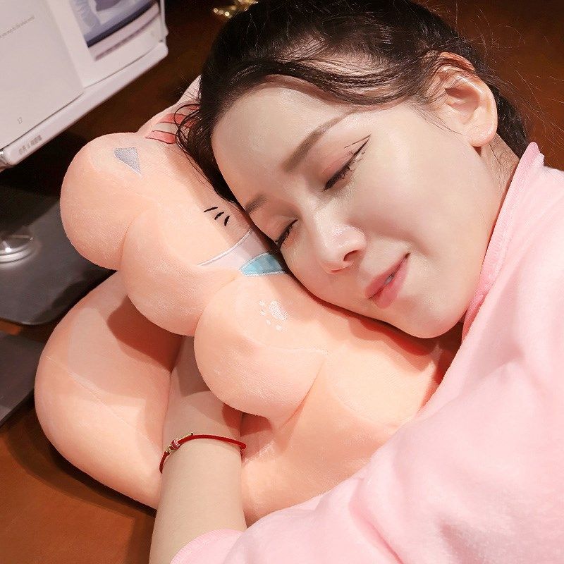 猫咪午睡枕趴睡枕办公室抱枕女生午休神器小学生桌上睡觉枕头桌枕,居家布艺,午睡枕,淘宝优惠券,粉丝福利购,淘宝优惠卷