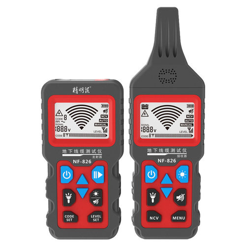 精明鼠NF-826寻线仪多功能400V电工查线器强电埋线检测断点巡线仪