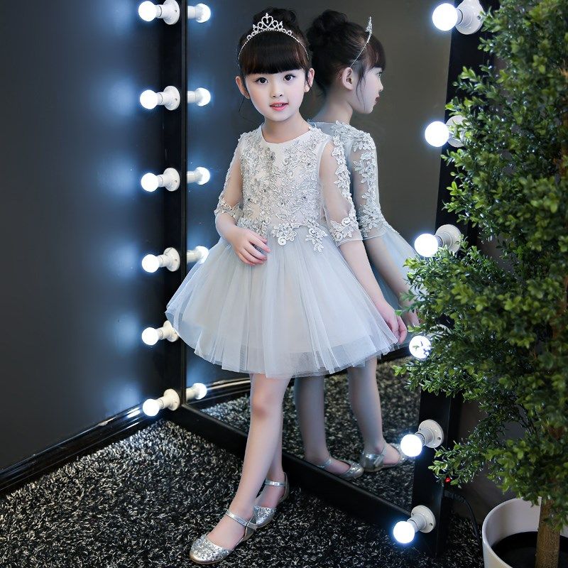儿童礼服公主裙女童蓬蓬纱花童婚纱钢琴演出服小主持人晚礼服洋气,童装/婴儿装/亲子装,儿童礼服,淘宝优惠券,粉丝福利购,淘宝优惠卷