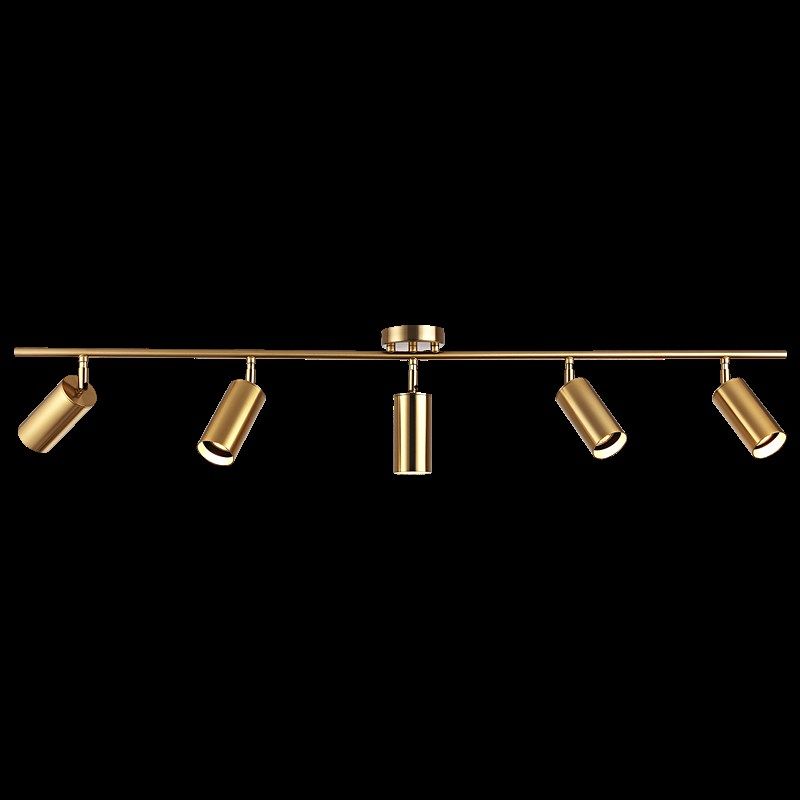 北欧轻奢黄铜金色led射灯背景墙服装店cob明装吸顶免开孔小天花灯,家装灯饰光源,明装射灯,淘宝优惠券,粉丝福利购,淘宝优惠卷