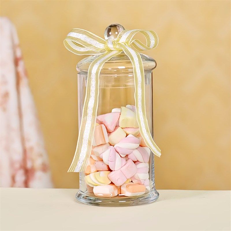 欧式玻璃糖果罐高脚糖缸储物罐甜品台实用装饰收纳家居婚庆摆件,家居饰品,储物罐,淘宝优惠券,粉丝福利购,淘宝优惠卷