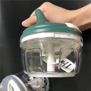 包邮手动切碎器手拉切蒜器小号宝宝辅食绞碎器切菜剁椒刀碎菜机