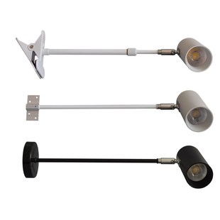 展位射灯长杆伸缩长臂桁架广告喷绘画布婚庆氛围补光串联夹子射灯