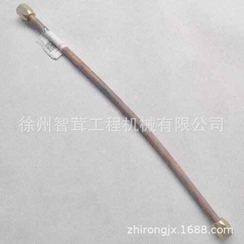 徐工XS202J  223J压路机打气泵连接排气阀铜管 YZ18JC空气出气管