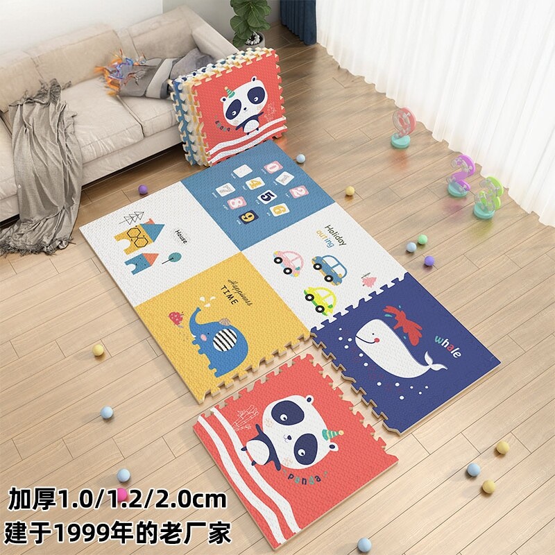 宝宝爬行垫子加厚婴儿童爬爬垫拼接卧室客厅泡沫地垫卡通
