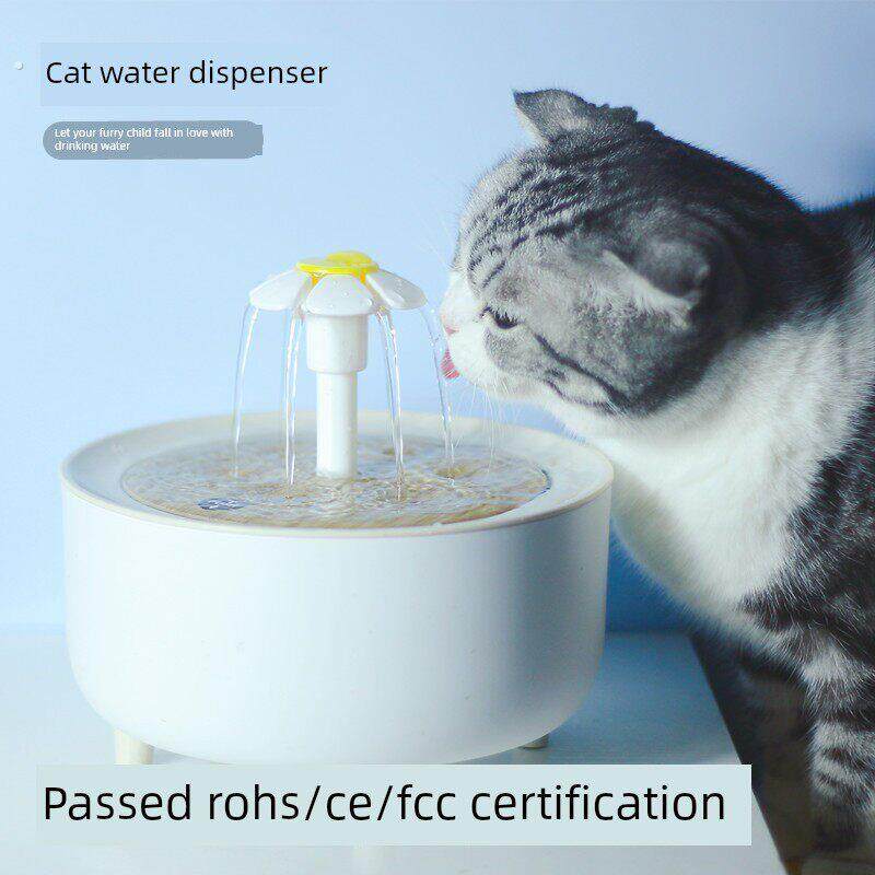 猫咪饮水机自动循环恒温加热冬季喝水器流动小猫酸奶机宠物喂水碗