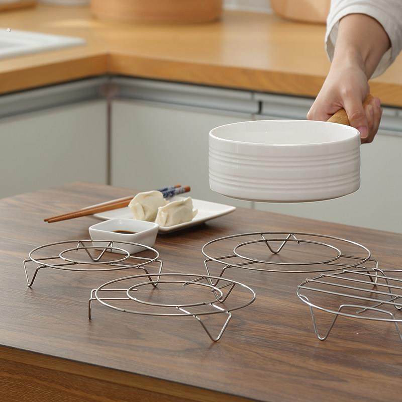 厨房用品蒸架家用蒸菜架隔水架蒸饭架不锈钢蒸笼架蒸蛋架子蒸屉