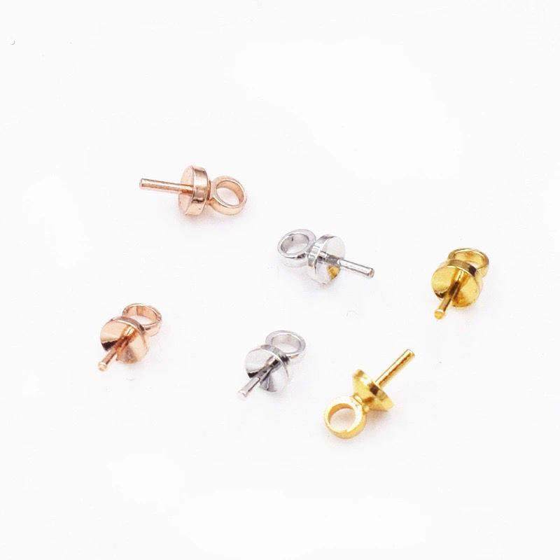 吊坠扣半孔珍珠吊坠珠托羊眼钉站扣珍珠配件手工饰品保色珠托,饰品/流行首饰/时尚饰品新,扣,淘宝优惠券,粉丝福利购,淘宝优惠卷