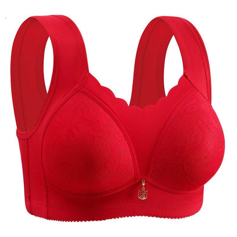 大码内衣文胸罩美背大红本命年聚拢蕾丝收副乳防下垂调整妈妈,女装/女士精品,大码内搭,淘宝优惠券,粉丝福利购,淘宝优惠卷
