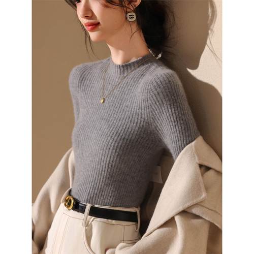 2025秋冬新款半高领打底