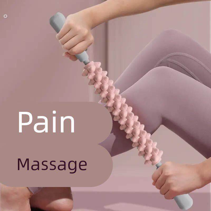 狼牙棒按摩滚轴小腿肌肉放松神器瘦腿滚轮琅琊棒深度按摩瑜伽器材