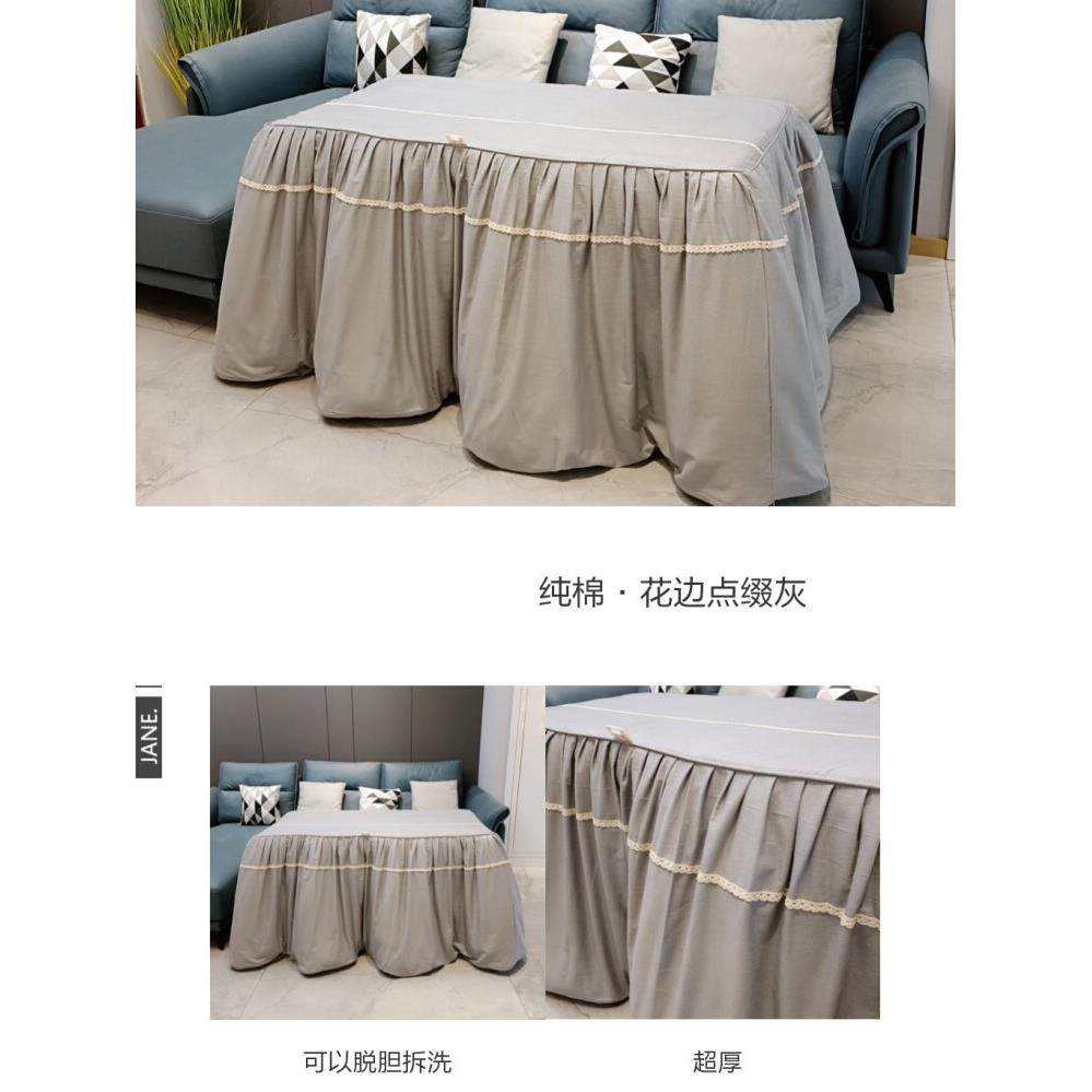 烤火被子加厚 长方形 电取暖桌罩布 烤火炉被子 烤火罩新款可拆洗
