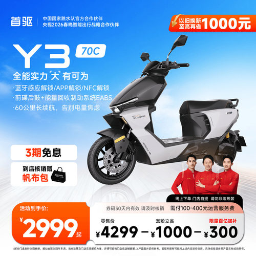 首驱智能电摩长续航极讯外卖车