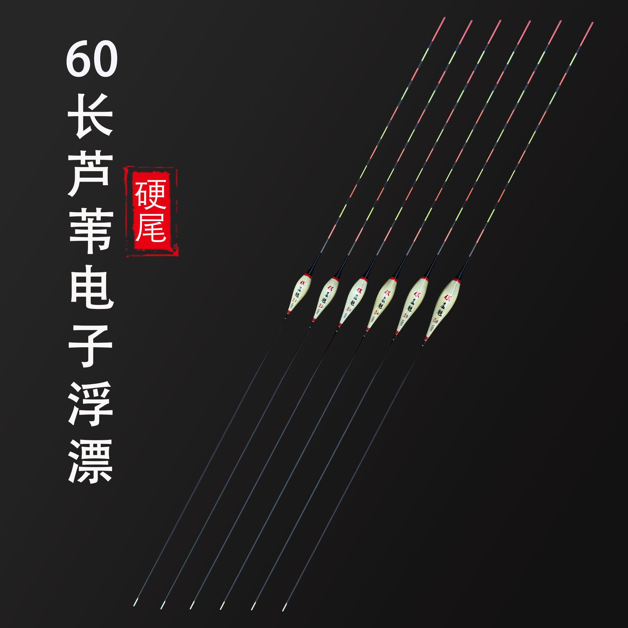 行程芦苇电子漂夜光硬尾漂鲤鱼枣核黑坑鲤鱼鲫鱼偷驴日夜两用浮漂