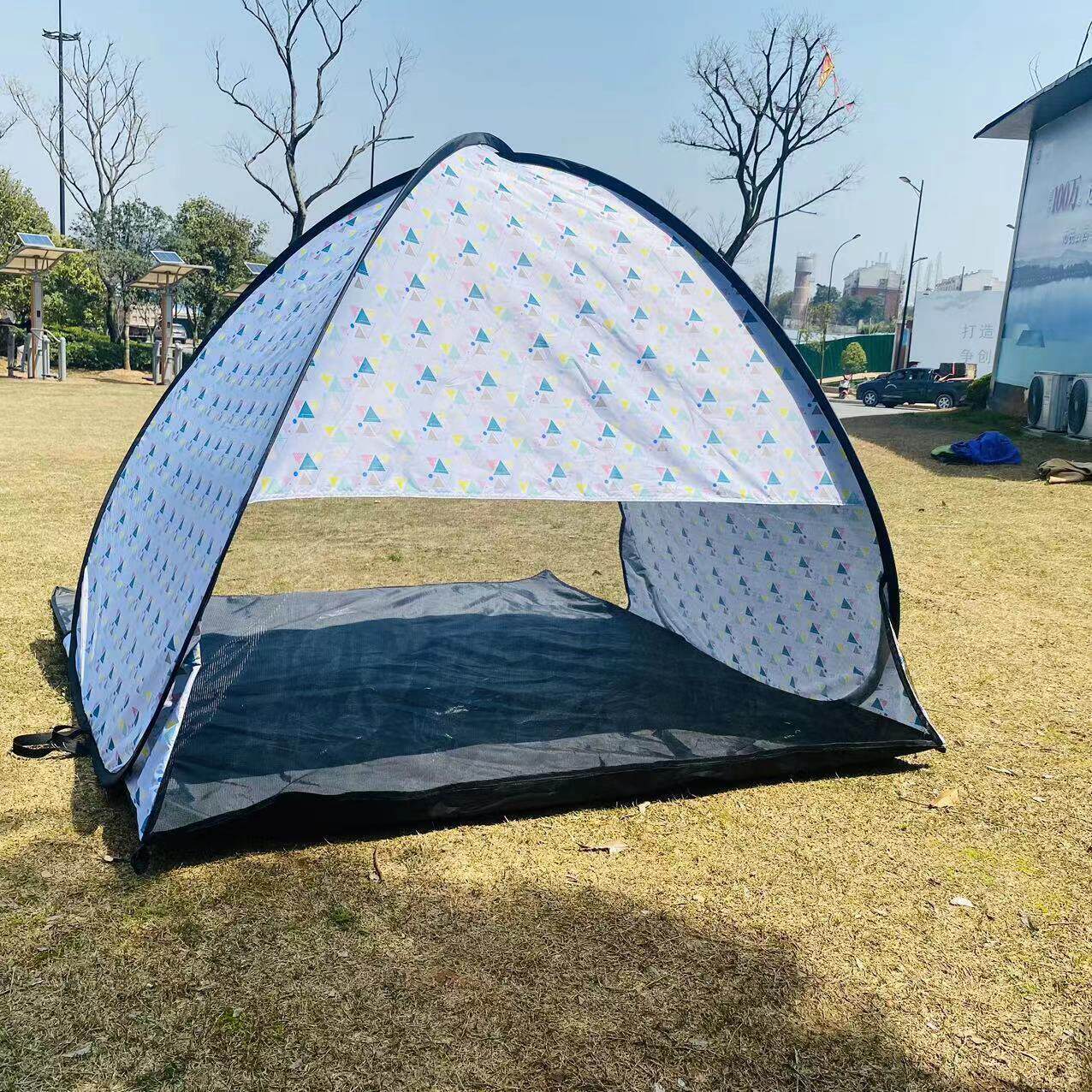 折叠秒开防晒沙滩帐篷钢材耐用防风防水轻松露营好简易帐篷旅游