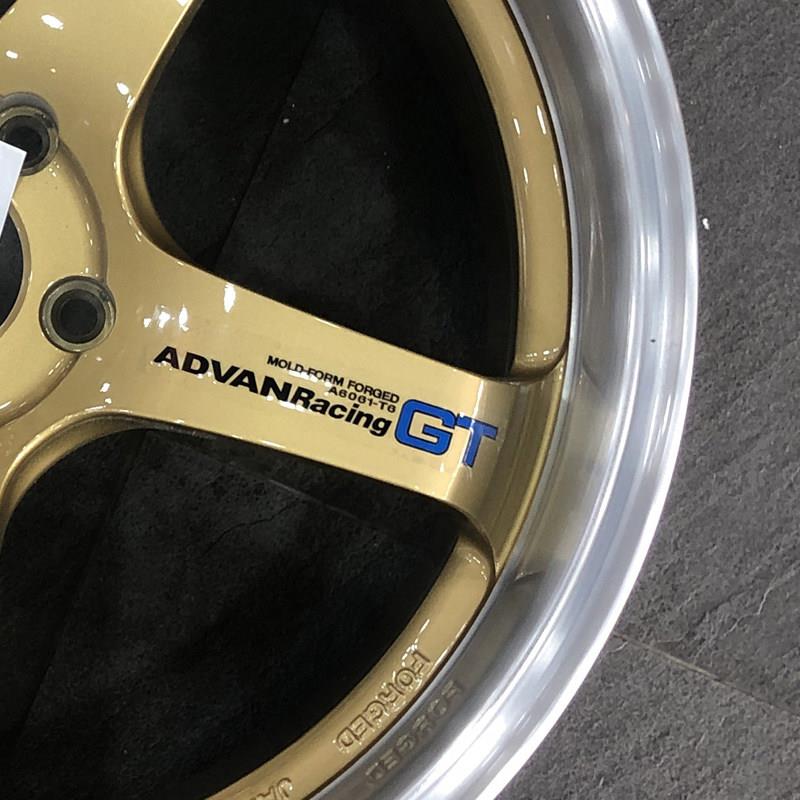 4枚装 ADVAN racing GT 轮毂轮圈修覆车贴纸改装轮壳车贴胎铃贴花