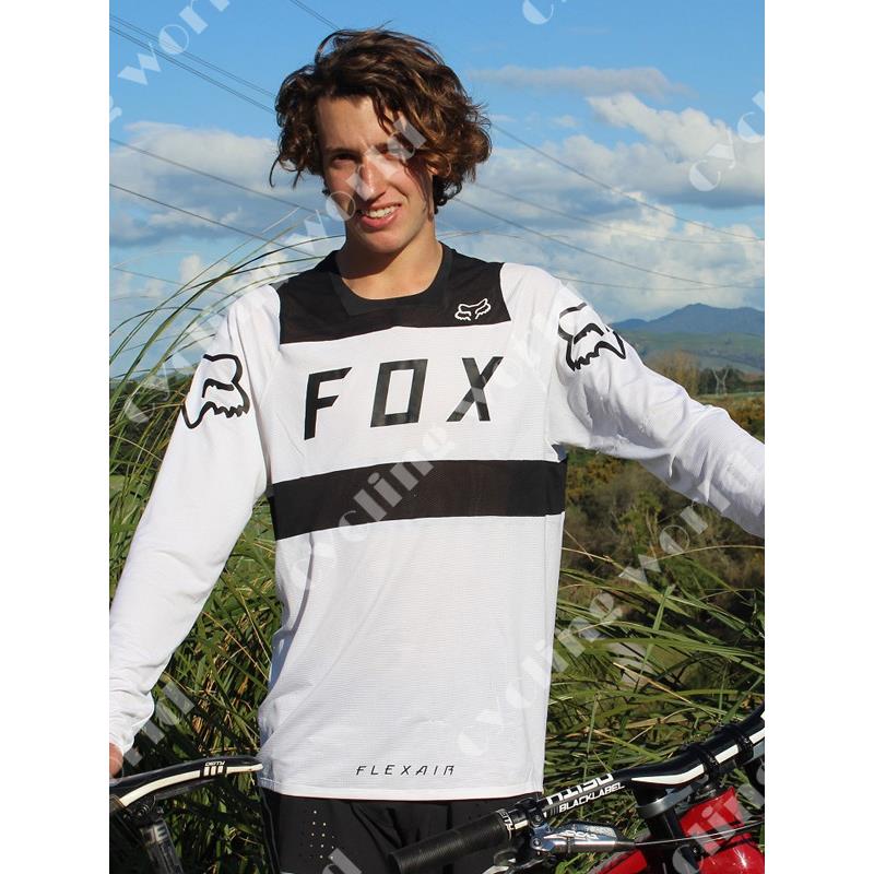 FOX夏季山地车越野骑行服山地自行车摩托车速降服男长袖机车t恤男