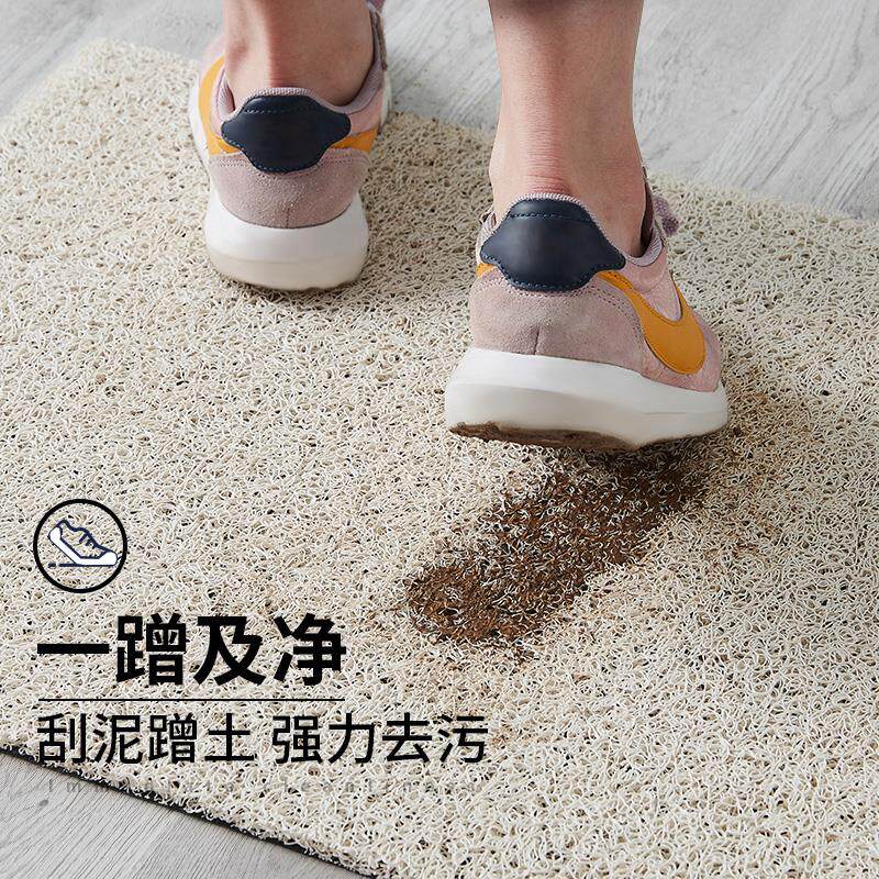 入户门地垫喜庆新年氛围感腊肠狗丝圈脚垫可裁剪门口耐脏耐磨地毯